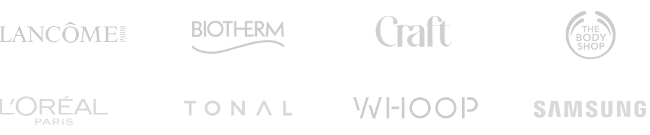 Customer related brand logos - mobile view